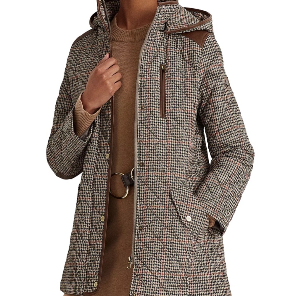 LAUREN Ralph Lauren Polo Hooded Quilted Coat